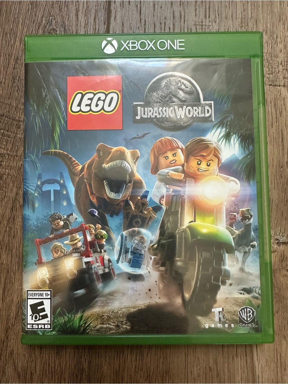 XBOX One Lego Jurassic Park, Video Game, WB Games, Rated Everyone 10+, Kid's Fun